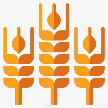 小麦酿酒厂1平坦图标图标