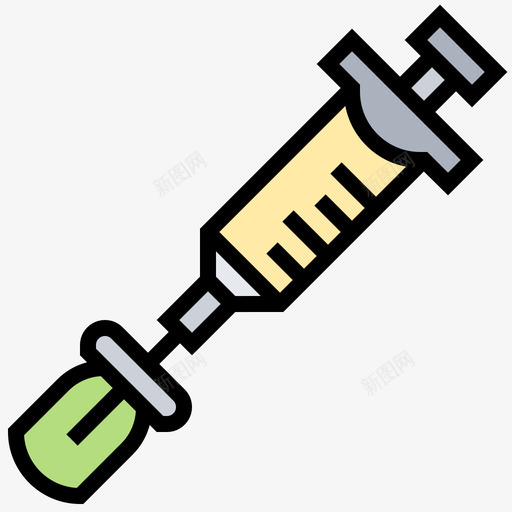 疫苗健康检查4线颜色图标svg_新图网 https://ixintu.com 健康检查4 疫苗 线颜色