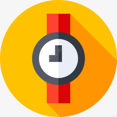 手表速度表和时间扁平的图标图标