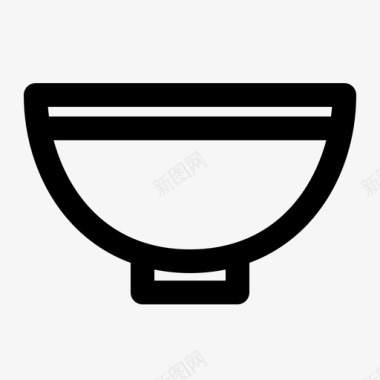 碗餐具厨房图标图标