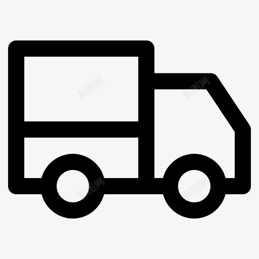 快递电子商务运输图标svg_新图网 https://ixintu.com 卡车 快递 概要 电子商务 运输
