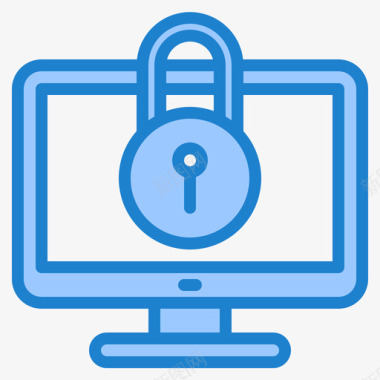 网络安全网络托管68蓝色图标图标