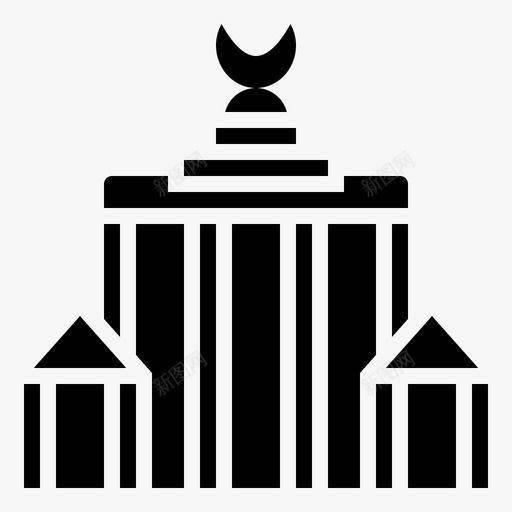 勃兰登堡门建筑德国图标svg_新图网 https://ixintu.com 勃兰登堡门 地标 建筑 德国 纪念碑