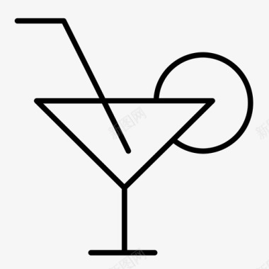 饮料鸡尾酒杯子图标图标
