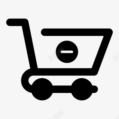 购物车取消购物篮商务图标图标