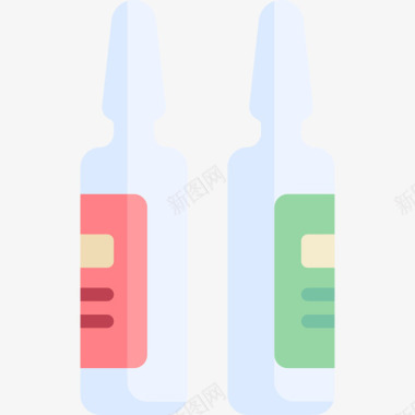 小瓶药房59扁平图标图标