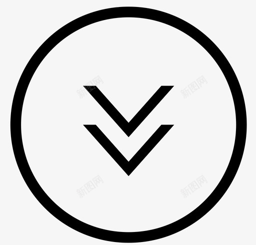 向下展开/折叠svg_新图网 https://ixintu.com 向下展开/折叠