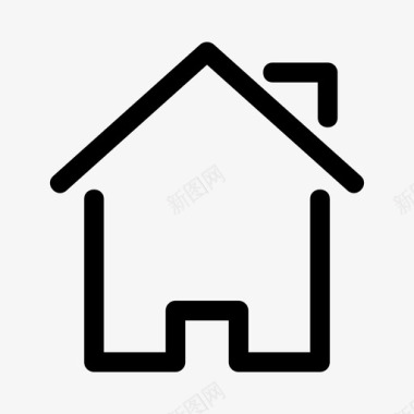 房子建筑物家庭图标图标