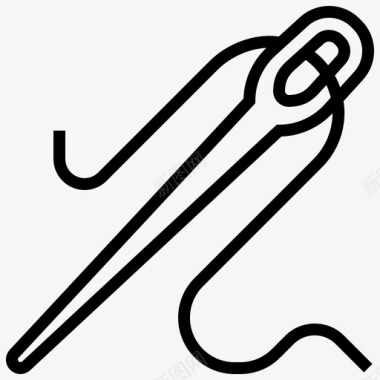 针工匠缝纫图标图标