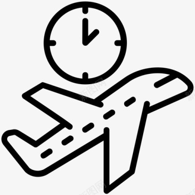 起飞时间延误航班航班状态图标图标