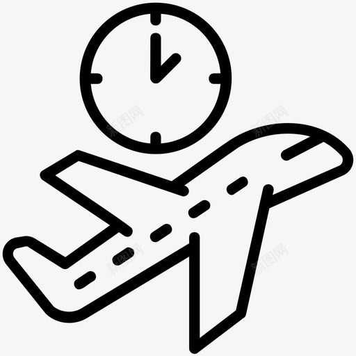 起飞时间延误航班航班状态图标svg_新图网 https://ixintu.com 区域 延误 时间 机场 物品 状态 航班 起飞 降落