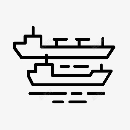 石油运输货物海运图标svg_新图网 https://ixintu.com 油轮 海运 石油 货物 转运 运输
