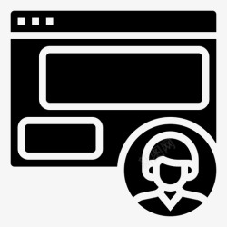 后台数据管理页面网站界面internet图标高清图片