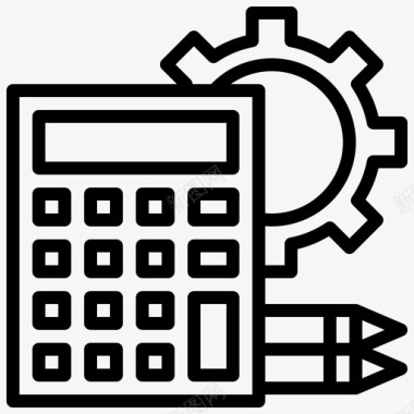 计算器银行预算图标图标