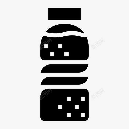 水瓶子饮料图标svg_新图网 https://ixintu.com 健身馆 固体 瓶子 食物 饮料