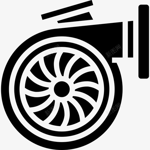 涡轮汽车实心图标svg_新图网 https://ixintu.com 实心 汽车 涡轮