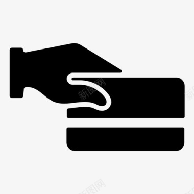 付款信用卡酒店服务图标图标