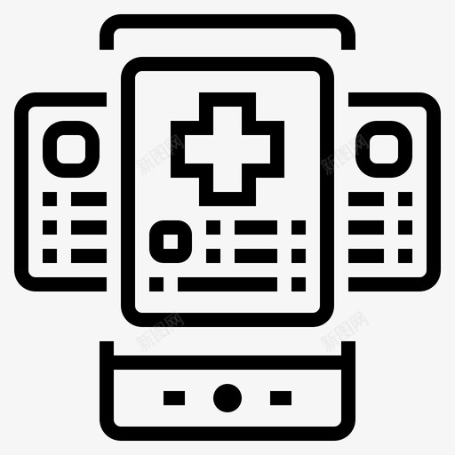 医疗文档应用程序配置文件智能手机图标svg_新图网 https://ixintu.com 医疗 大纲 应用程序 手机 文档 智能 配置文件