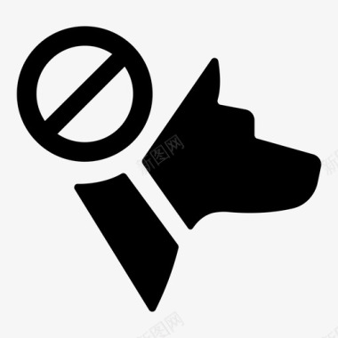 禁止携带宠物禁止携带动物不得携带图标图标