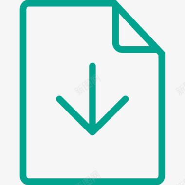 文件类型_文件下载icon图标