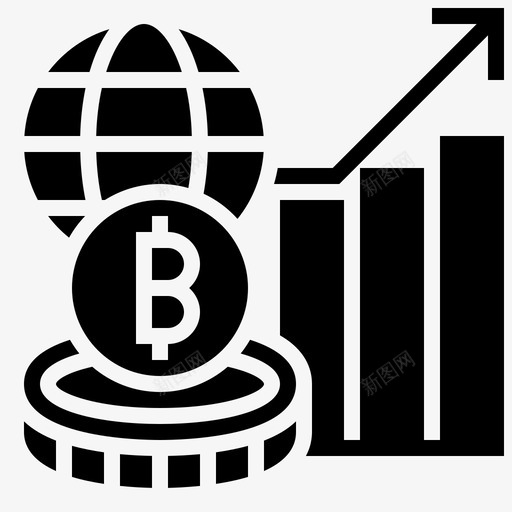 市场加密货币84字形图标svg_新图网 https://ixintu.com 加密货币84 字形 市场