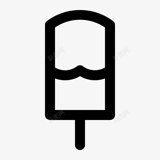 冰淇淋冰激凌甜点图标svg_新图网 https://ixintu.com 冰棒 冰淇淋 冰激凌 点心 甜点 甜食
