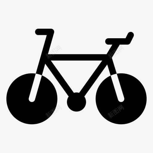 自行车山地自行车赛车图标svg_新图网 https://ixintu.com 图标 字形 山地 自行车 赛车 运动