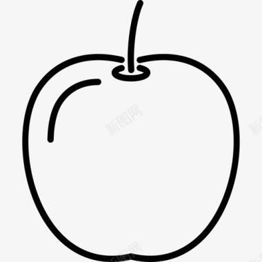 苹果食品新鲜图标图标