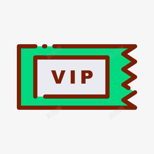 Vip豪华店35线性颜色图标svg_新图网 https://ixintu.com Vip 线性 豪华 颜色