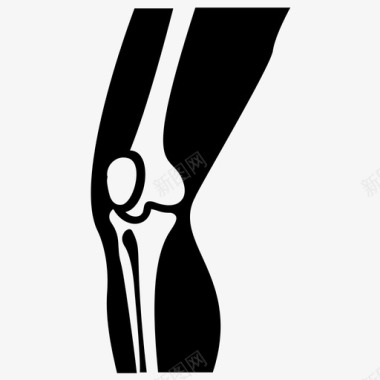 膝关节痛风关节关节疼痛图标图标