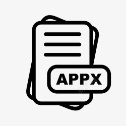 APPxappx文件扩展名文件格式文件类型集合图标包高清图片