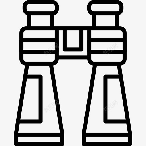 双筒望远镜野营163直线图标svg_新图网 https://ixintu.com 双筒 望远镜 直线 野营