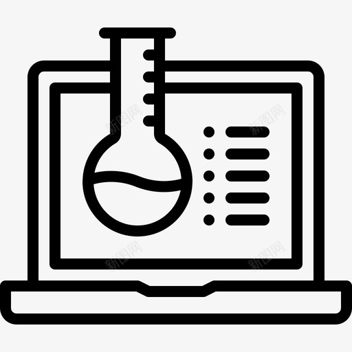 计算机科学互联网实验室图标svg_新图网 https://ixintu.com 互联网 实验室 电脑 科学 笔记本 计算机