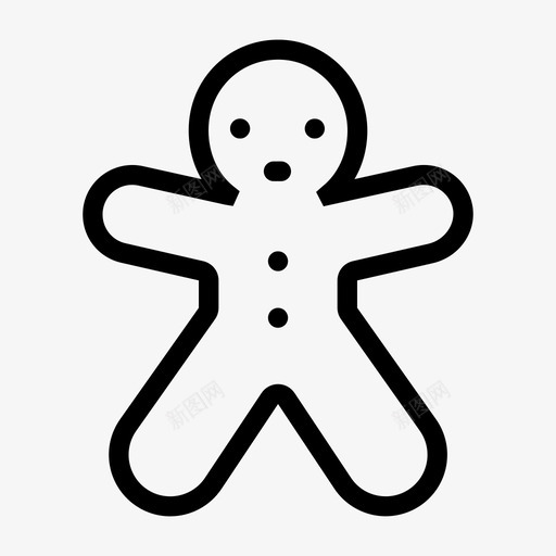 饼干面包房甜点图标svg_新图网 https://ixintu.com 像素 图标 圣诞 姜饼 完美 甜点 线图 面包房 饼干