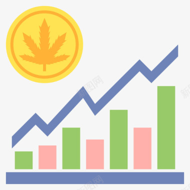 大麻投资平淡图标图标