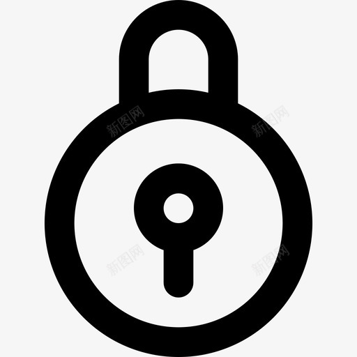 挂锁ui一致性图标24svg_新图网 https://ixintu.com ui 一致性 图标 挂锁