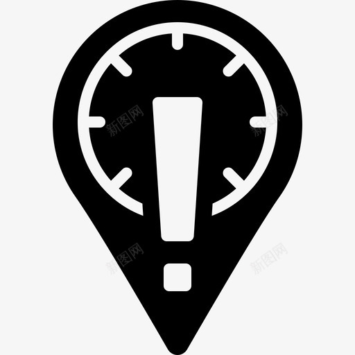 信息方向感叹号图标svg_新图网 https://ixintu.com 信息 占位符 叹号 图钉 感叹 方向 警告