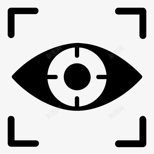 聚焦监测焦点监控向量眼监测图标svg_新图网 https://ixintu.com 图标 对焦 打印 摄影 焦点 监控 监测 立体 聚焦