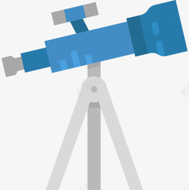 望远镜空间126平面图标图标