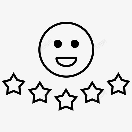好5颗星可以图标svg_新图网 https://ixintu.com 5颗星 可以 回顾 客户服务 星级 正面 满意度 满意度表情 表情 评级 调查 质量