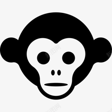 猴子动物动物园图标图标