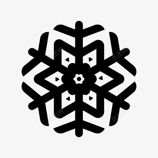 雪花凉爽十二月图标svg_新图网 https://ixintu.com 冬季 凉爽 十二月 特价 雪花