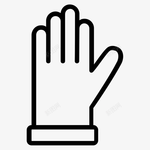 工作手套清洁手套手保护图标svg_新图网 https://ixintu.com 保护 图标 工作 工具集 手套 手戴 施工 洗涤 清洁