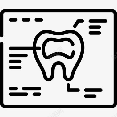 牙科牙医48直系图标图标