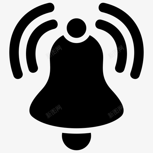 铃声警报教堂铃声图标svg_新图网 https://ixintu.com 教堂 警报 通知 铃声 门铃