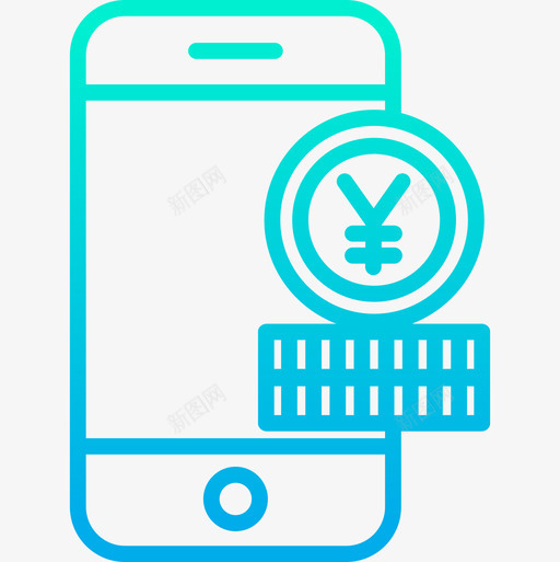 Yenstartup66梯度图标svg_新图网 https://ixintu.com Yen startup 梯度