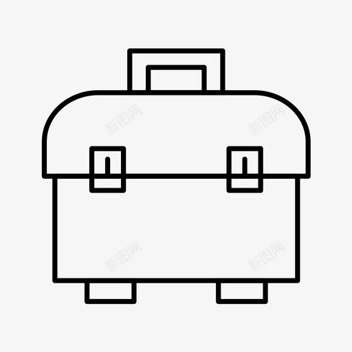 盒子午餐盒工具图标svg_新图网 https://ixintu.com 午餐 图标 工具 工具箱 盒子 轮廓 餐盒
