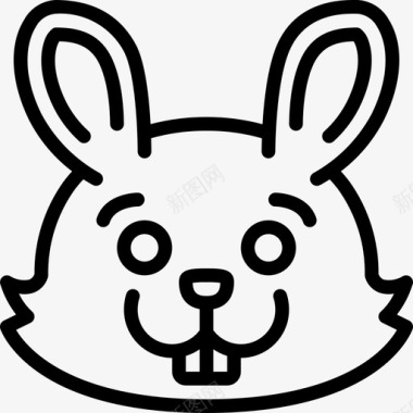 兔子宠物5直系图标图标