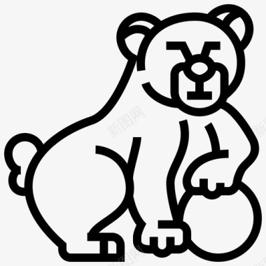 熊马戏团81直系图标图标