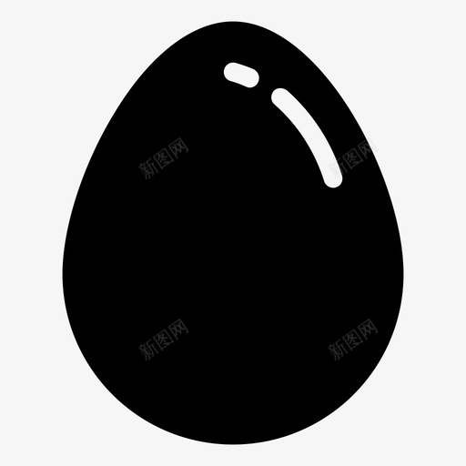 鸡蛋早餐烹饪图标svg_新图网 https://ixintu.com 填充 复活节 彩蛋 早餐 烹饪 食物 鸡蛋